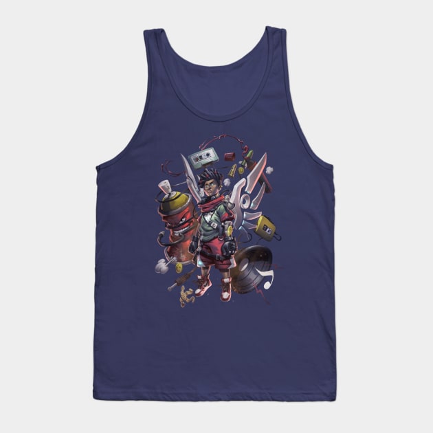 CYBERPUNK GRAFF Tank Top by vinzeltab